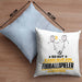 Fußballspieler Geschenk Kissen mit Füllung 40x40 So Gut Kann Nur Ein Fußballspieler Aussehen Geschenkidee (Grau) Blau Trendation