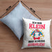 Klein Aber Sch Gefährlich Lustige Einhorn Kissen mit Füllung 40x40 mit Spruch Geschenkidee Einhornfans (Grau) Blau Trendation