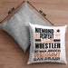 Wrestler Geschenk Kissen mit Füllung 40x40 Lustige Geschenkidee für Wrestler Geburtstag Niemand Ist Perfekt Aber Als Wrestler Ist Man Nah Dran (Grau) Grau Trendation