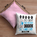 Schmiedin Geschenk Kissen mit Füllung 40x40 Geschenkidee für Schmiedin Geburtstag Weihnachten Spruch So Sieht Eine Richtig Coole Schmiedin Aus (Grau) Rosa Trendation