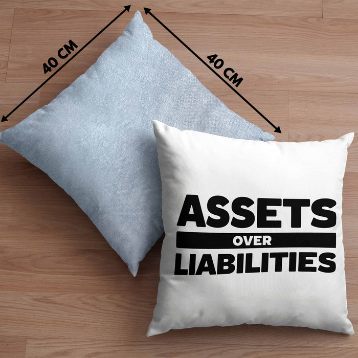Entrepreneur Kissen mit Füllung 40x40 Entrepreneurship Geschenk Spruch Motivation Idee Sprüche (Grau) Blau Trendation