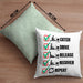 Rudern Kissen mit Füllung 40x40 Geschenk Ruderer Rudergerät Catch Drive Release Recover Repeat Ruder-Verein Geschenkidee (Grau) Grün Trendation