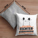 Fechter Geschenk Kissen mit Füllung 40x40 Ich Bin Fechter Aber Sag Doch Einfach Superheld Lustige Geschenkdiee für Fechter (Grau) Grau Trendation