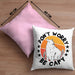 Don't Worry Be Capy Kissen mit Füllung 40x40 Capybara Tier Geschenk für Capybara Liebhaber (Grau) Rosa Trendation