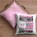Balletttänzer Geschenk Kaffee-Kissen mit Füllung 40x40 Geschenkidee für Balletttänzer Ich Bin Balletttänzer Ich Kann Es Dir Erklären Jedoch Nicht Für Dich Verstehen Spruch Lustig (Grau) Rosa Trendation