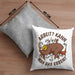 Faultier Kissen mit Füllung 40x40 Geschenk Faullenzer Arbeit Kann Man Das Essen Freundin Geschenkidee (Grau) Grau Trendation