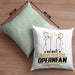Opernfan Geschenk Kissen mit Füllung 40x40 So Gut Kann Nur Ein Opernfan Aussehen Geschenkidee (Grau) Grün Trendation