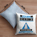 Serienjunkie Kissen mit Füllung 40x40 Geschenk für Serienjunkie Geburtstag Lustiger Spruch Was Ist Deine Superkraft (Grau) Blau Trendation
