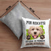 Golden Retriever Besitzer Kissen mit Füllung 40x40 Geschenk Lustiger Spruch Geschenkidee Mir Reichts Ich Geh Zu Meinem Golden Retriever (Grau) Grau Trendation