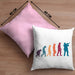 Posaunist Kissen mit Füllung 40x40 Geschenk Evolution Posaune Kaffee Geschenkidee Lustig (Grau) Rosa Trendation