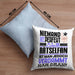 Rätselfan Geschenk Kissen mit Füllung 40x40 Lustige Geschenkidee für Rätselfan Geburtstag Niemand Ist Perfekt Aber Als Rätselfan Ist Man Nah Dran (Grau) Blau Trendation