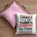 LKW Fahrer Geschenk Kissen mit Füllung 40x40 Geschenke Zubehör Lustig Mann Lkwfahrer Geschenkidee Kissen mit Füllung 40x40 mit Spruch (Grau) Rosa Trendation