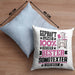 Songtexter Geschenk Lustiger Spruch für Songtexter Geschenkidee Bester Songtexter Der WeltKissen mit Füllung 40x40 (Grau) Blau Trendation