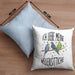 Lustige Wellensittich-Kissen mit Füllung 40x40 Geschenk für Wellensittich-Besitzer Ich Liebe Meine Wellensittiche (Grau) Blau Trendation