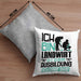 Landwirt Ausbildung Kissen mit Füllung 40x40 Geschenk Ich Bin Landwirt In Der Ausbildung Ich Darf Das Geschenkidee Spruch (Grau) Grau Trendation