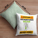 Bäcker Kissen mit Füllung 40x40 Geschenk Lustiger Spruch Geschenkidee für Bäcker Achtung Hochleistungs Bäcker Bei Der Arbeit (Grau) Grün Trendation