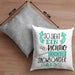 Snowboarder Kissen mit Füllung 40x40 Geschenk So Sieht Ein Richtig Cooler Snowboarder Aus Geschenkidee Spruch Lustig (Grau) Grau Trendation