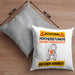 Musiktherapeut Kissen mit Füllung 40x40 Geschenk Lustiger Spruch Geschenkidee für Musiktherapeut Achtung Hochleistungs Musiktherapeut Bei Der Arbeit (Grau) Grau Trendation