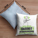 Bassist Geschenk Kissen mit Füllung 40x40 Ich Bin Bassist Aber Sag Doch Einfach Superheld Lustige Geschenkdiee für Bassist (Grau) Blau Trendation