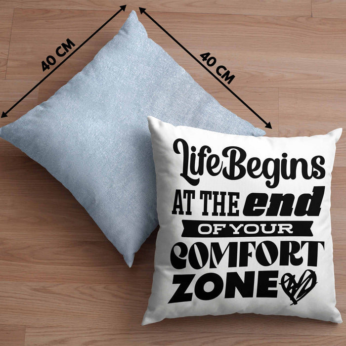 Entrepreneur Kissen mit Füllung 40x40 Entrepreneurship Geschenk Spruch Motivation Idee Sprüche Geschenkidee (Grau) Blau Trendation