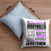 Hobbymaler Geschenk Kaffee-Kissen mit Füllung 40x40 Geschenkidee für Hobbymaler Ich Bin Hobbymaler Ich Kann Es Dir Erklären Jedoch Nicht Für Dich Verstehen Spruch Lustig (Grau) Blau Trendation