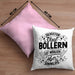 Silvester Ohne Böllern Ist Möglich Aber Sinnlos Kissen mit Füllung 40x40 Geschenk Silvester-Fan Dekoration 2025 Deko (Grau) Rosa Trendation