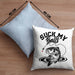 Fischer Karpfen Angler Geschenk Kissen mit Füllung 40x40 Fischer Fisch Suck My Balls Anglergeschenke (Grau) Blau Trendation