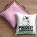 Musikgeschäftsinhaber Geschenk Kissen mit Füllung 40x40 Ich Bin Musikgeschäftsinhaber Aber Sag Doch Einfach Superheld Lustige Geschenkdiee für Musikgeschäftsinhaber (Grau) Rosa Trendation