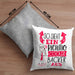 Bäcker Kissen mit Füllung 40x40 Geschenk So Sieht Ein RIchtig Cooler Bäcker Aus Geschenkidee Lustiger Spruch Geburtstag (Grau) Grau Trendation