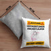 Eiskunstläufer Kissen mit Füllung 40x40 Geschenk Lustiger Spruch Geschenkidee für Eiskunstläufer Achtung Hochleistungs Eiskunstläufer Bei Der Arbeit (Grau) Grau Trendation