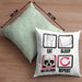 Eat Sleep Metalcore Repeat Kissen mit Füllung 40x40 Geschenk Musik Metal Heavy Kopf (Grau) Grün Trendation