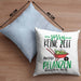 Gärtner Geschenk Kissen mit Füllung 40x40 Sorry Keine Zeit Meine Pflanzen Brauchen Mich Geschenkidee Garten-Pflege (Grau) Blau Trendation