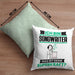 Songwriter Kissen mit Füllung 40x40 Geschenk für Songwriter Geburtstag Lustiger Spruch Was Ist Deine Superkraft (Grau) Grün Trendation