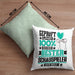 Schauspieler Geschenk Lustiger Spruch für Schauspieler Geschenkidee Bester Schauspieler Der WeltKissen mit Füllung 40x40 (Grau) Grün Trendation