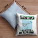 Tauchlehrer Kissen mit Füllung 40x40 Geschenk für Tauchlehrer Der Mann Der Alles Kann Geschenkidee zum Geburtstag (Grau) Blau Trendation