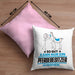 Pferdebesitzer Geschenk Kissen mit Füllung 40x40 So Gut Kann Nur Ein Pferdebesitzer Aussehen Geschenkidee (Grau) Rosa Trendation