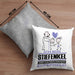 Stiefenkel Geschenk Kissen mit Füllung 40x40 Ich Bin Stiefenkel Aber Sag Doch Einfach Superheld Lustige Geschenkdiee für Stiefenkel (Grau) Grau Trendation