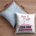 Zoologe Geschenk Kissen mit Füllung 40x40 Ich Bin Zoologe Aber Sag Doch Einfach Superheld Lustige Geschenkdiee für Zoologe (Grau) Blau Trendation