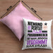 Programmierer Geschenk Kissen mit Füllung 40x40 Lustige Geschenkidee für Programmierer Geburtstag Niemand Ist Perfekt Aber Als Programmierer Ist Man Nah Dran (Grau) Rosa Trendation