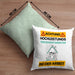 Tierheimmitarbeiter Kissen mit Füllung 40x40 Geschenk Lustiger Spruch Geschenkidee für Tierheimmitarbeiter Achtung Hochleistungs Tierheimmitarbeiter Bei Der Arbeit (Grau) Grün Trendation