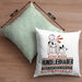 Hundeliebhaber Geschenk Kissen mit Füllung 40x40 Ich Bin Hundeliebhaber Aber Sag Doch Einfach Superheld Lustige Geschenkdiee für Hundeliebhaber (Grau) Grün Trendation