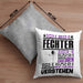 Fechter Geschenk Kaffee-Kissen mit Füllung 40x40 Geschenkidee für Fechter Ich Bin Fechter Ich Kann Es Dir Erklären Jedoch Nicht Für Dich Verstehen Spruch Lustig (Grau) Grau Trendation