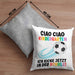 Einschulung Junge Fußball Schulkind Geschenk für Schultüte Füllung Kissen mit Füllung 40x40 Schulstart 1. Schultag Schuleinführung Schulanfang Geschenkidee 2024 (Grau) Grau Trendation