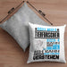Tierforscher Geschenk Kaffee-Kissen mit Füllung 40x40 Geschenkidee für Tierforscher Ich Bin Tierforscher Ich Kann Es Dir Erklären Jedoch Nicht Für Dich Verstehen Spruch Lustig (Grau) Grau Trendation