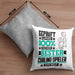 Curling-Spieler Geschenk Lustiger Spruch für Curling-Spieler Geschenkidee Bester Curling-Spieler Der WeltKissen mit Füllung 40x40 (Grau) Grau Trendation