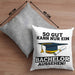 Kissen mit Füllung 40x40 Geschenk Bestandene Bachelor-Prüfung Geschenkidee So Gut Kann Nur Ein Bachelor Aussehen (Grau) Grau Trendation