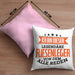 Fliesenleger Kissen mit Füllung 40x40 Geschenk Spruch Geschenkidee Legendäre Fliesenleger (Grau) Rosa Trendation