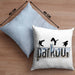 Kissen mit Füllung 40x40 für Parkour Fans Geschenk für Urbanen Sports Sportler Freerunning (Grau) Blau Trendation