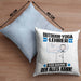 Outdoor-Yoga-Lehrer Kissen mit Füllung 40x40 Geschenk für Outdoor-Yoga-Lehrer Der Mann Der Alles Kann Geschenkidee zum Geburtstag (Grau) Blau Trendation
