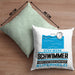 Schwimmer Geschenk Kissen mit Füllung 40x40 Ich Bin Schwimmer Aber Sag Doch Einfach Superheld Lustige Geschenkdiee für Schwimmer (Grau) Grün Trendation